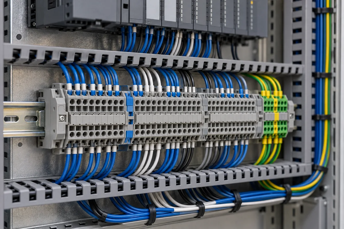 I/O Terminal Blocks in a manufacturing environment