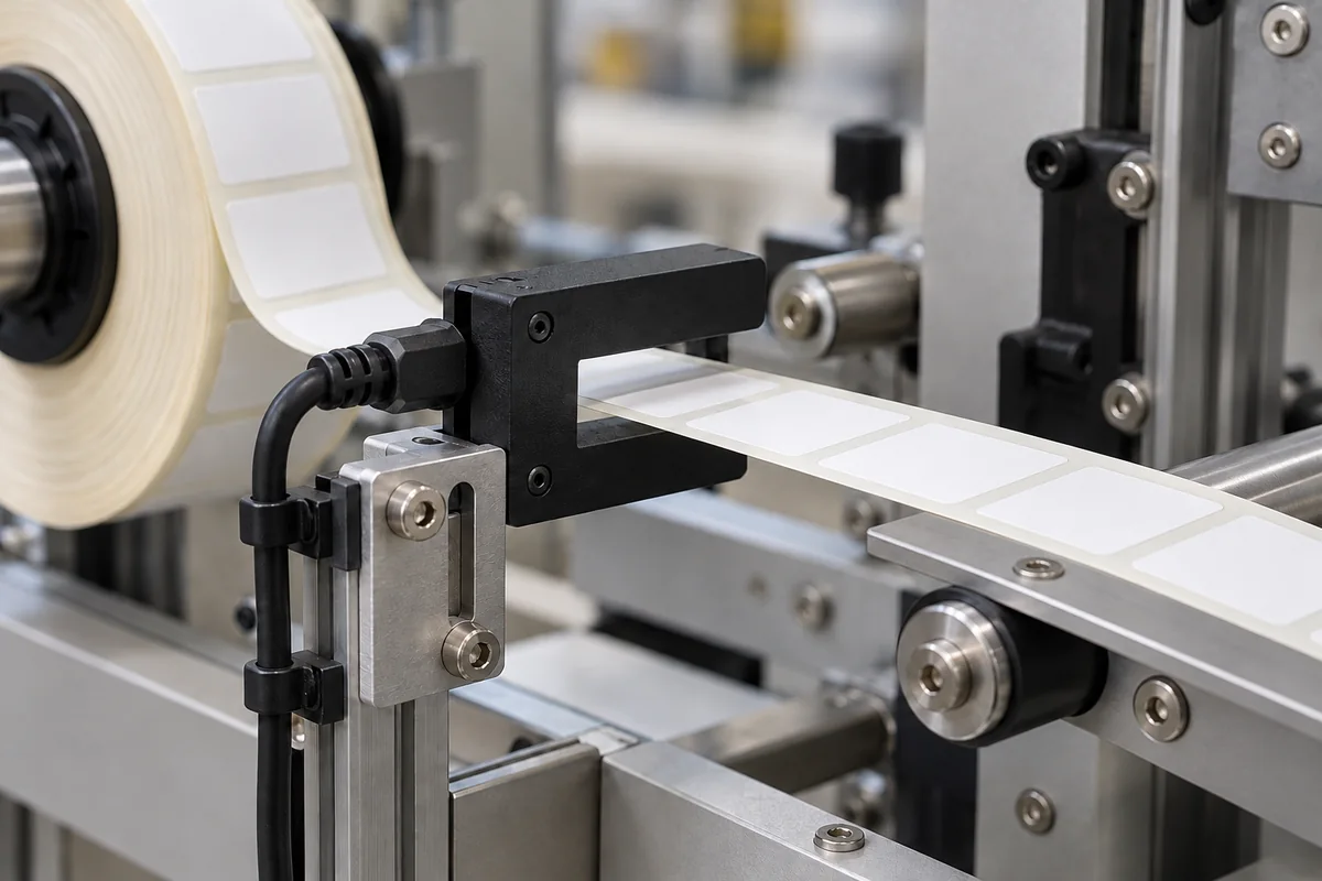 Label Sensor in a manufacturing environment