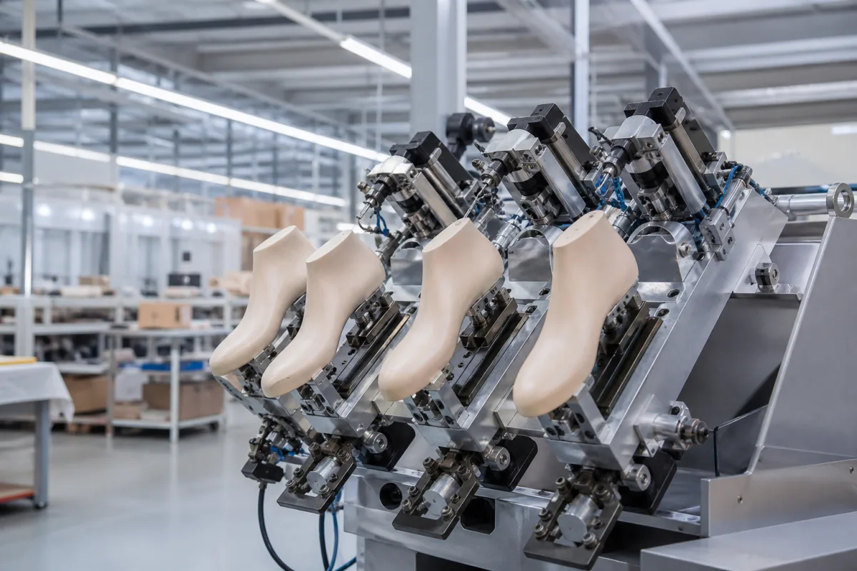 Leistenhalter in einer industriellen Fertigungsumgebung