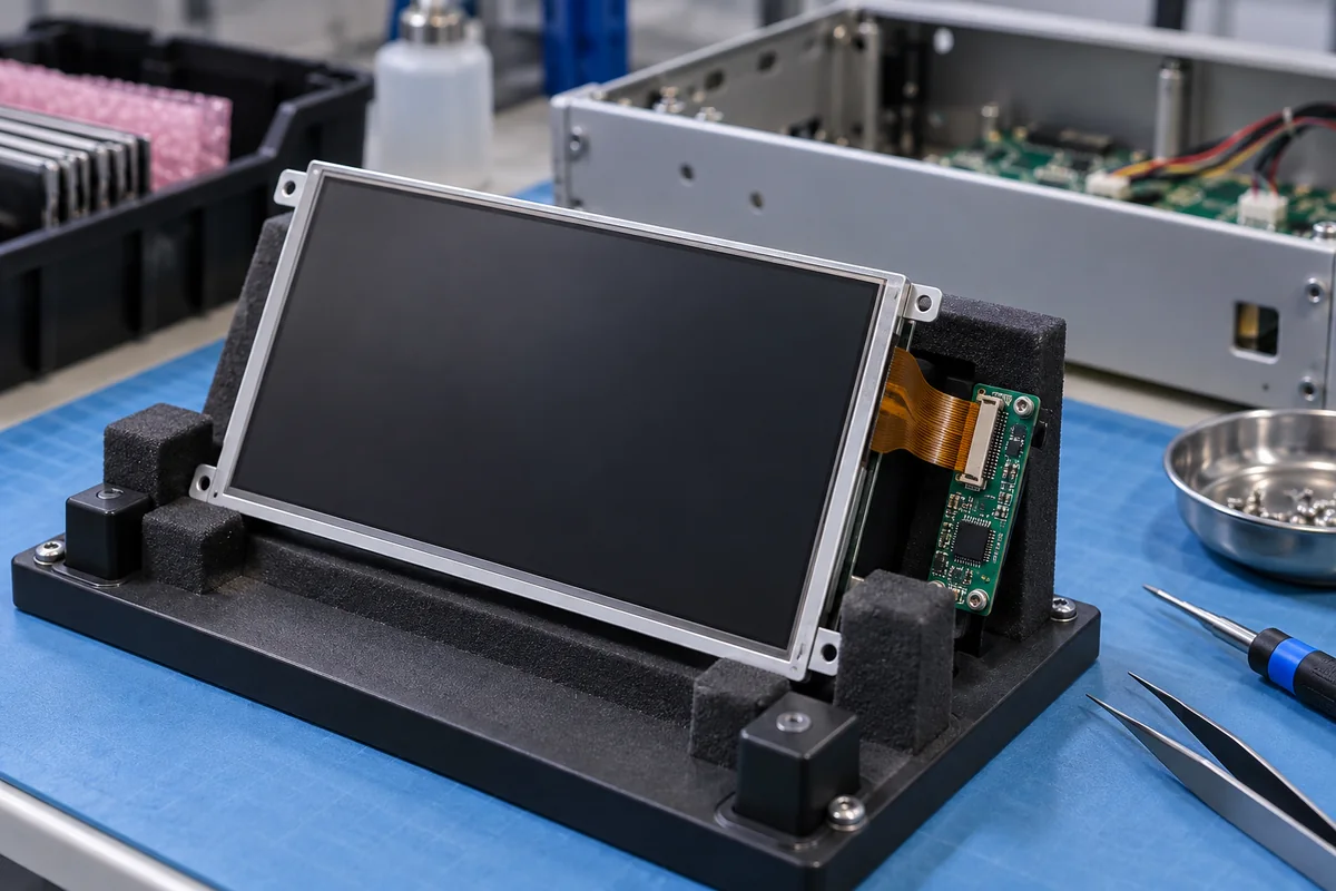 LCD Module in a manufacturing environment