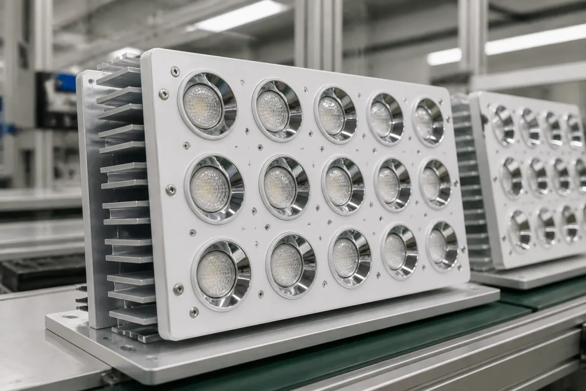 LED-Array/-Modul in einer industriellen Fertigungsumgebung