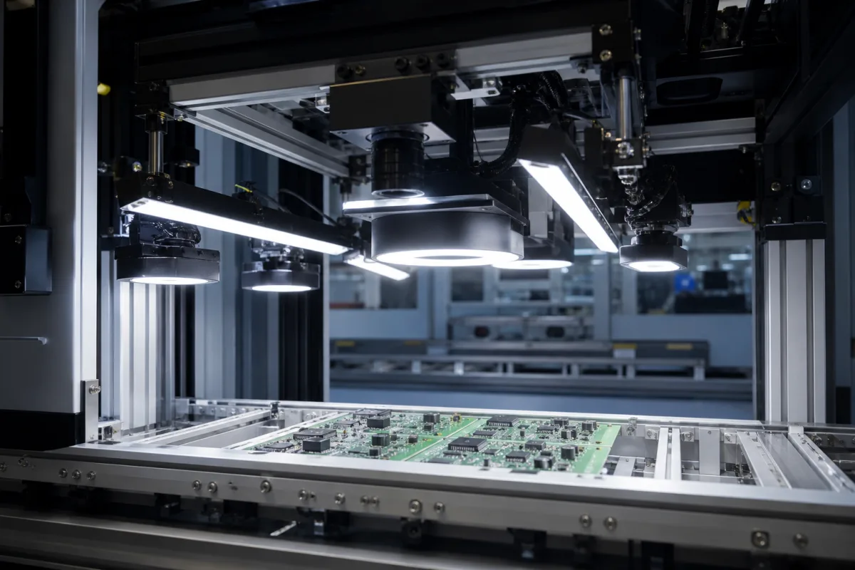 LED-Beleuchtungssystem in einer industriellen Fertigungsumgebung