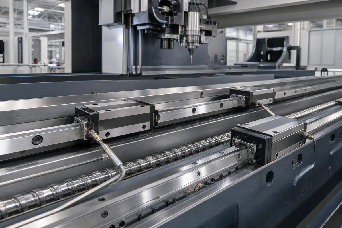 Linearführungen in einer industriellen Fertigungsumgebung
