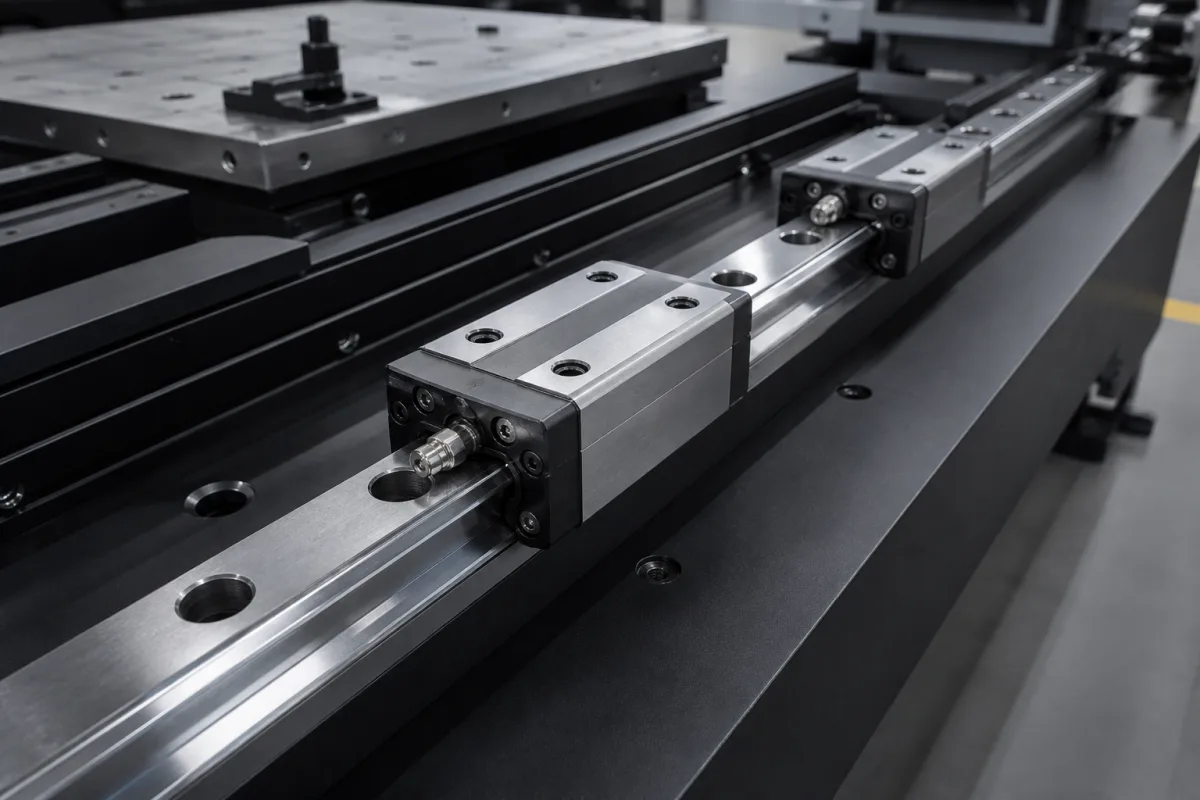 Linearführung in einer industriellen Fertigungsumgebung
