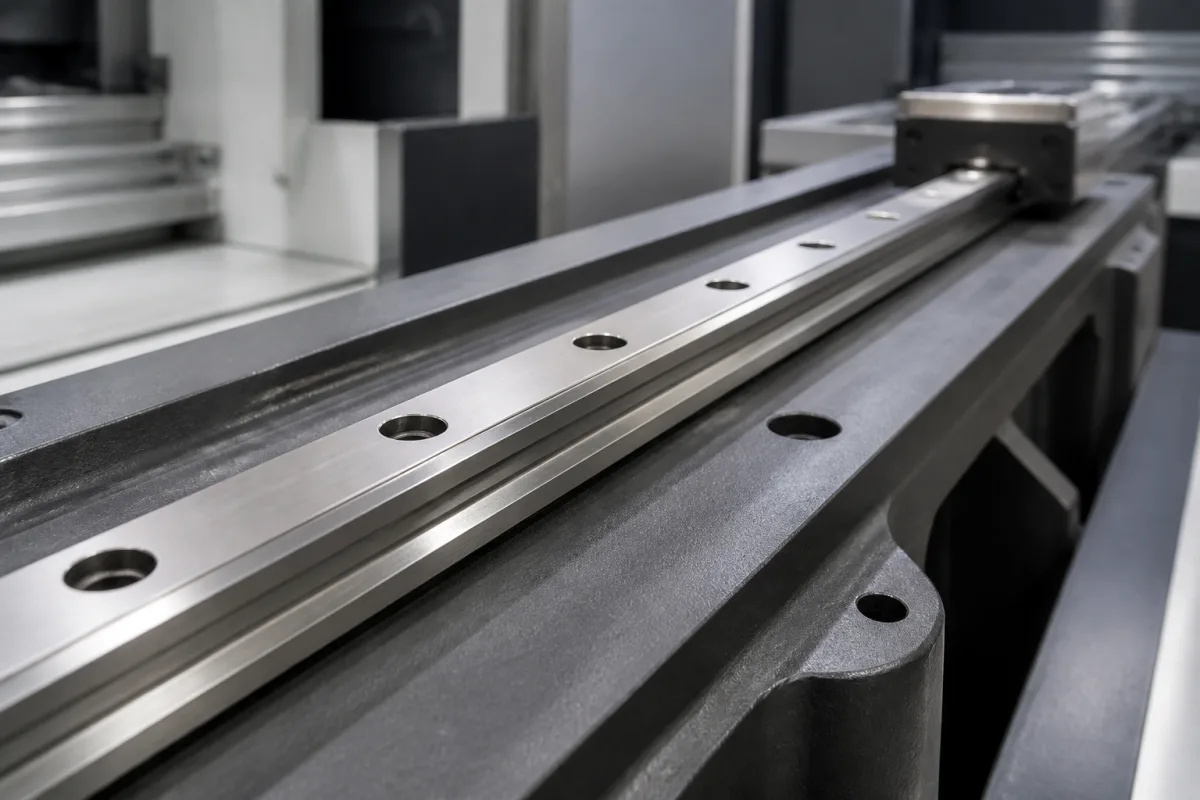 Linearführung in einer industriellen Fertigungsumgebung