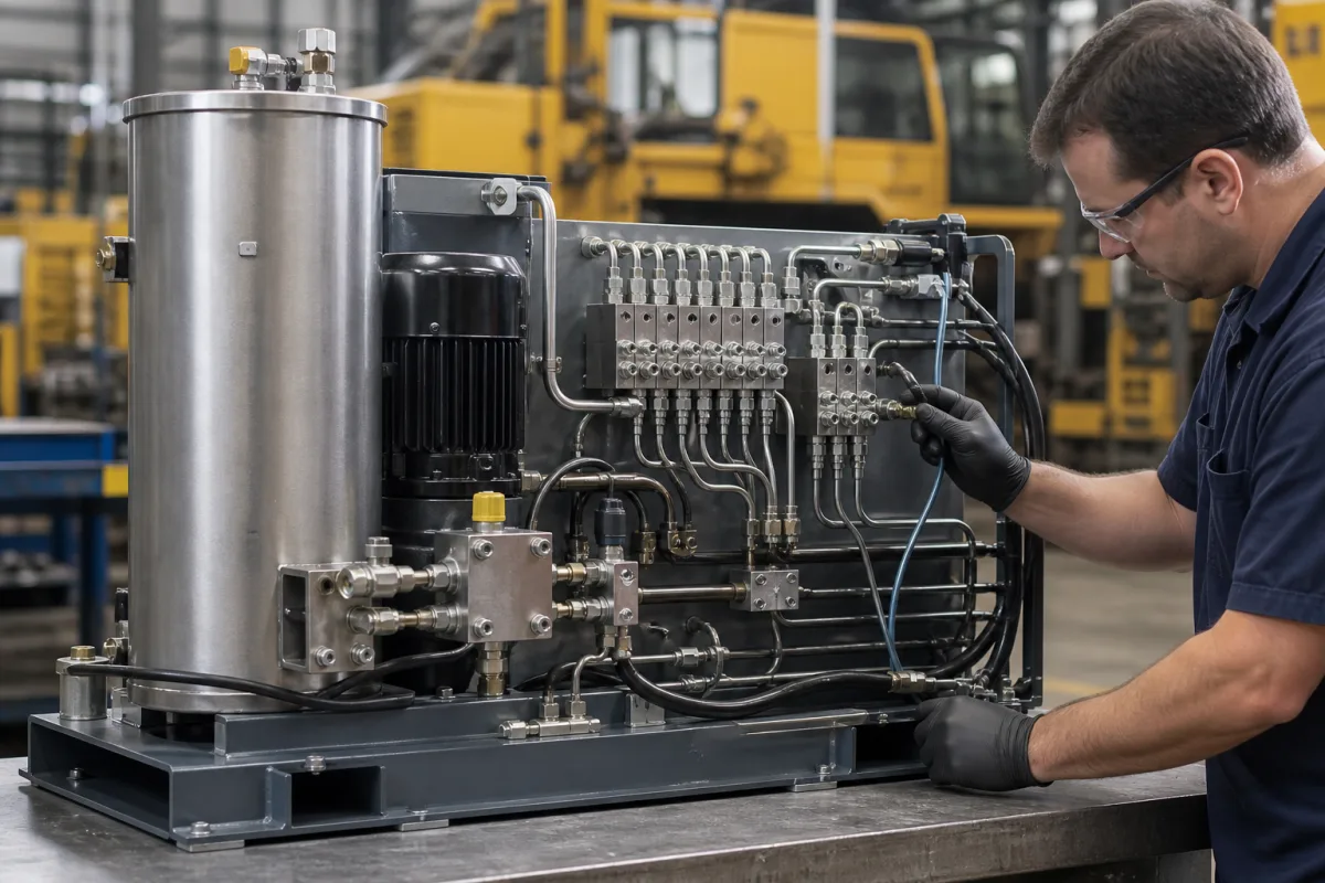 Schmiersystem in einer industriellen Fertigungsumgebung