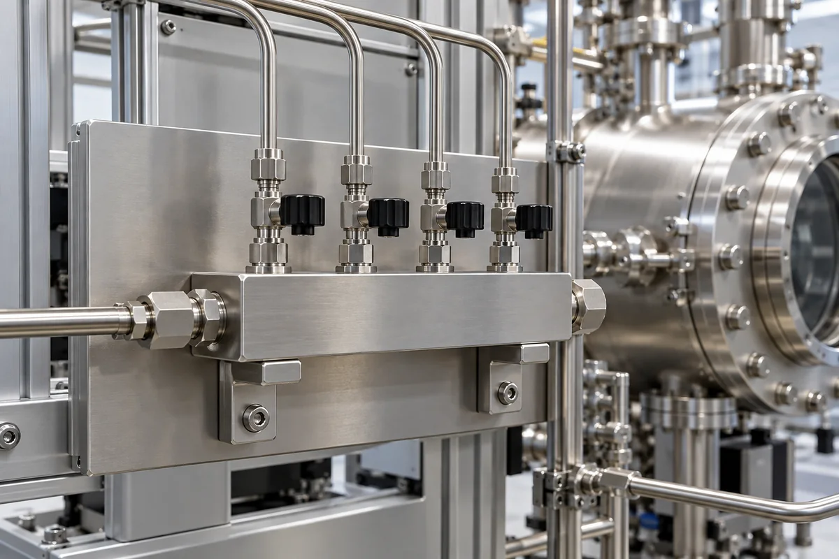 Manifold Block/Body in a manufacturing environment