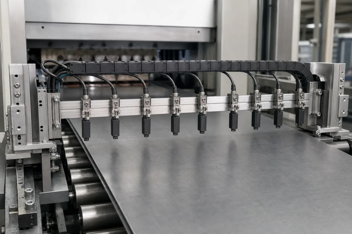Mess-Sensor-Array in einer industriellen Fertigungsumgebung