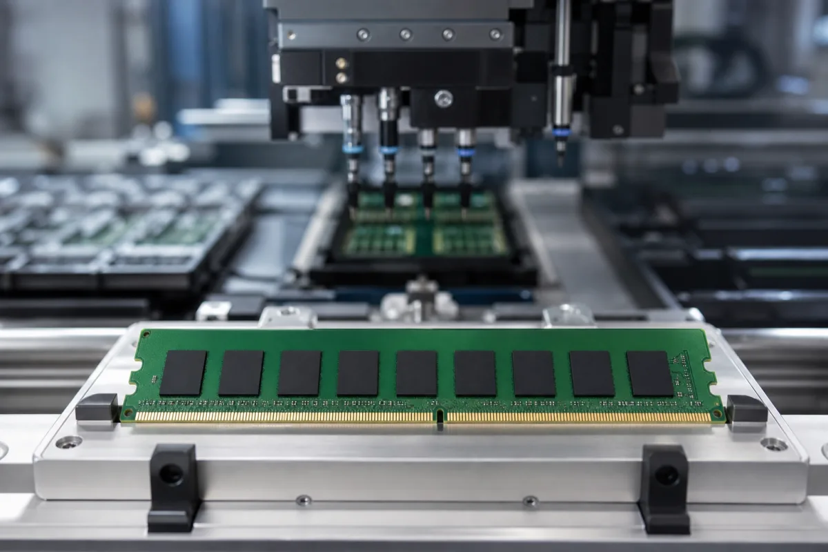 Memory Module in a manufacturing environment