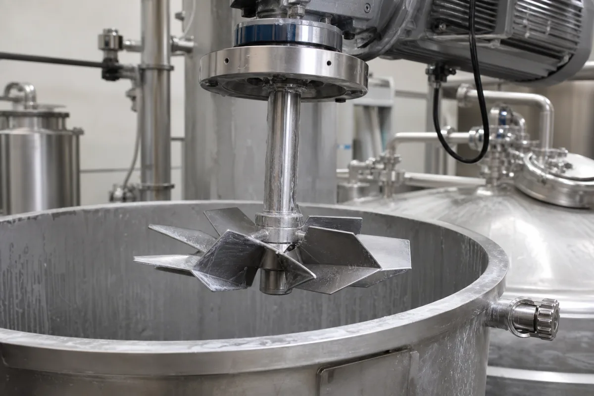 Mischimpeller in einer industriellen Fertigungsumgebung