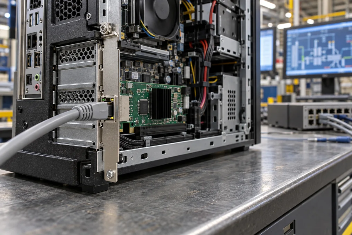 Network Interface Card in a manufacturing environment