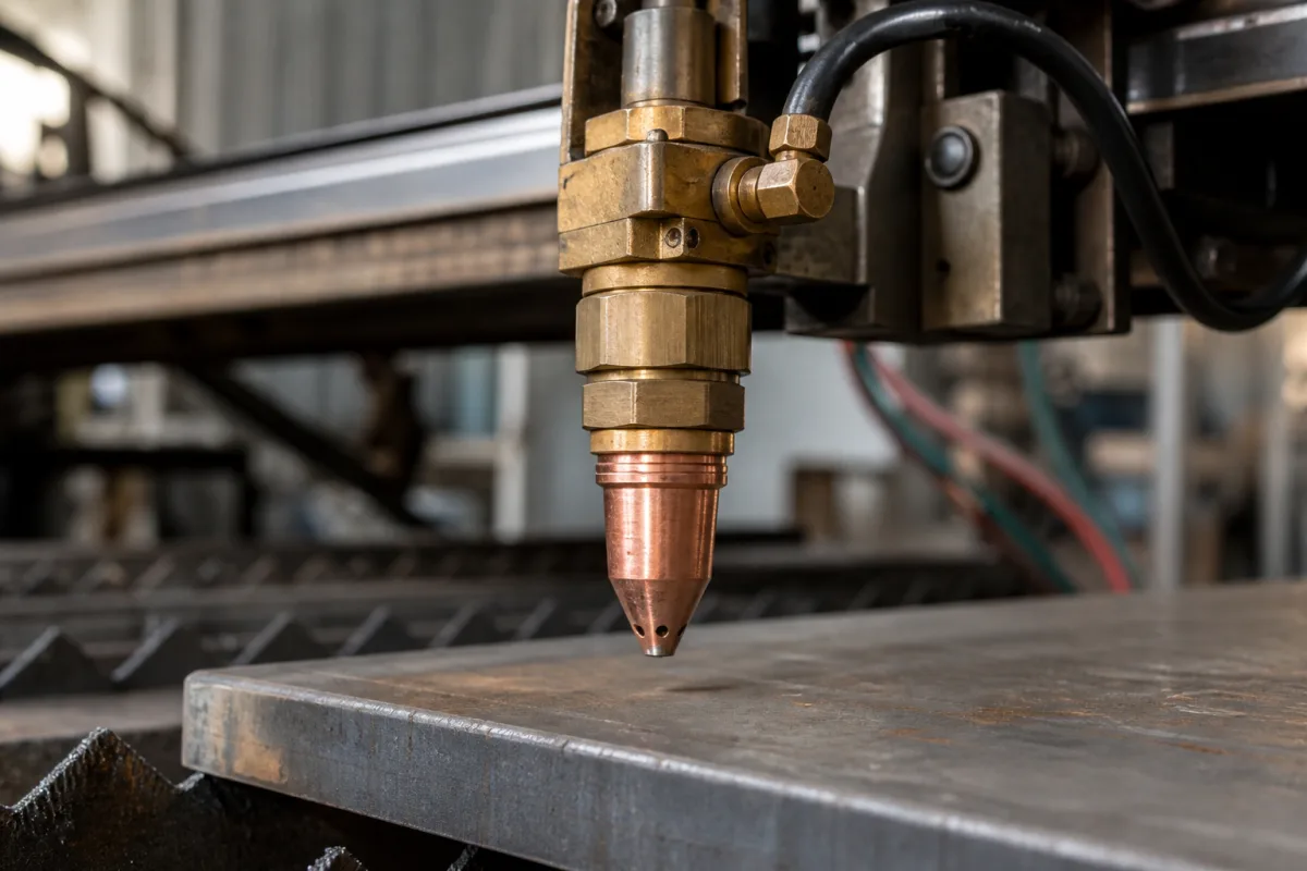 Düse in einer industriellen Fertigungsumgebung