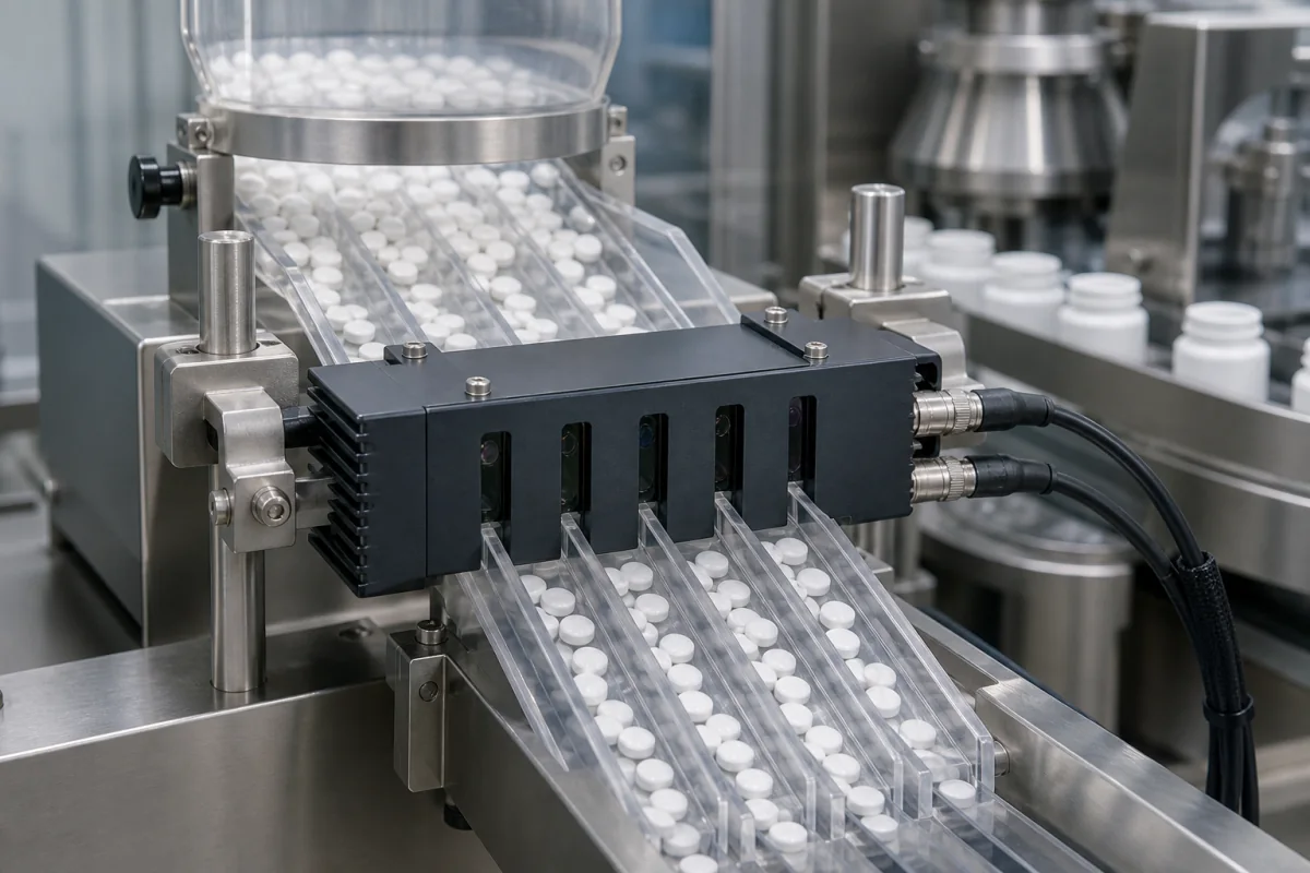 Optischer Zählsensor in einer industriellen Fertigungsumgebung