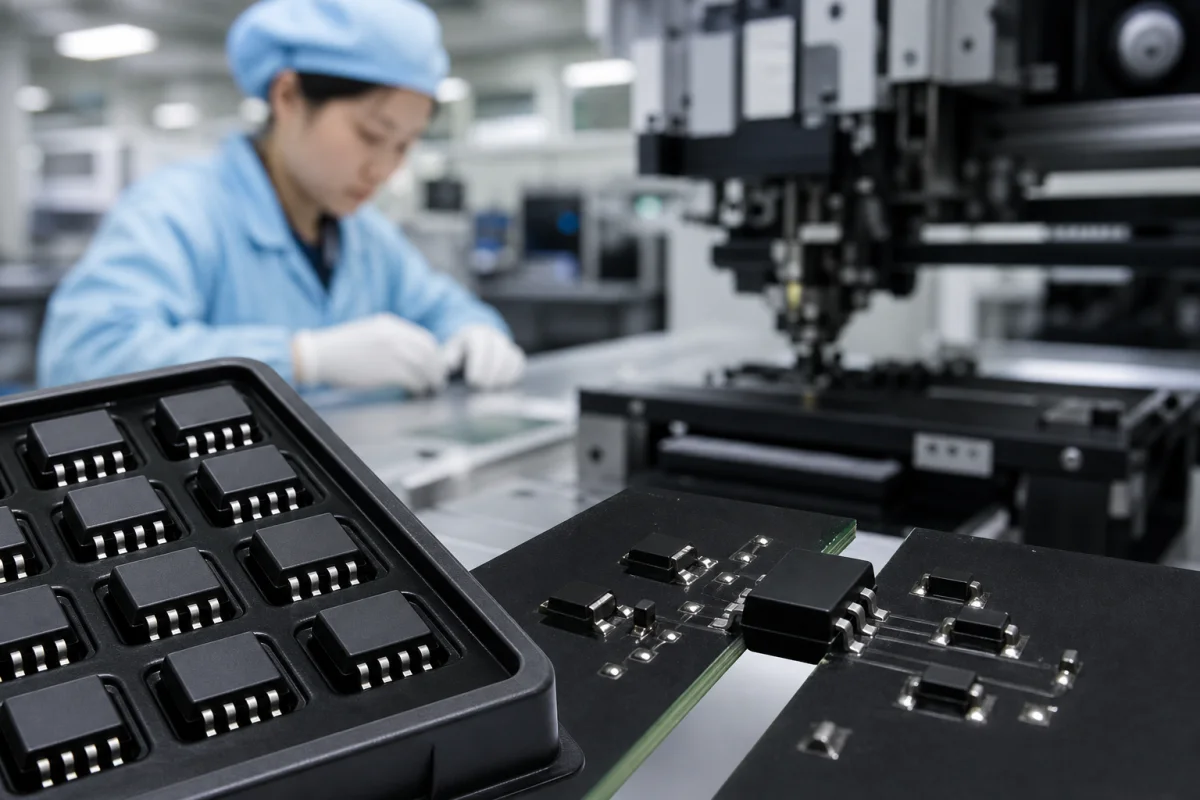 光耦隔离器 的工业制造场景图
