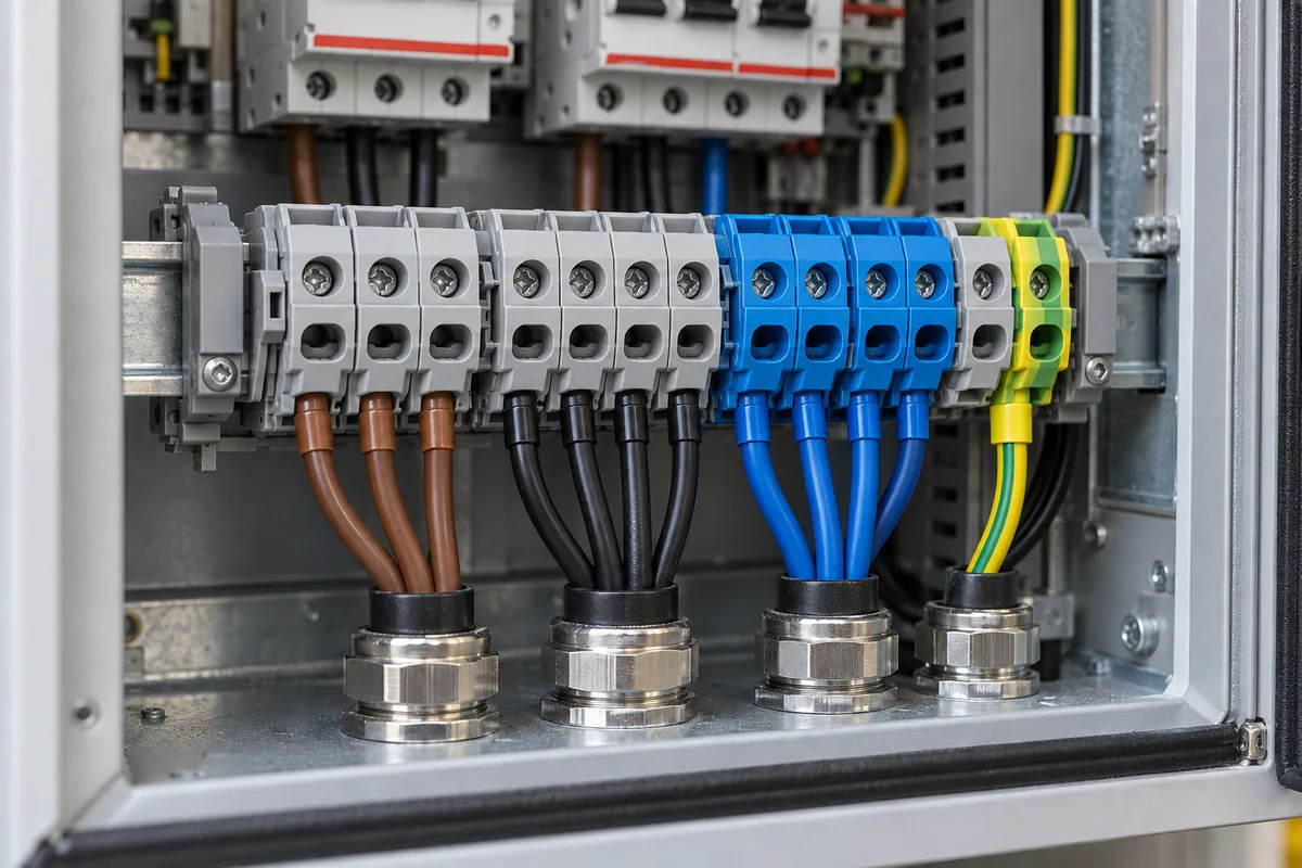 Output Terminal Block / Socket in a manufacturing environment