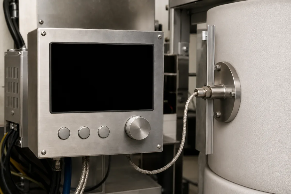 PID-Temperaturregler in einer industriellen Fertigungsumgebung