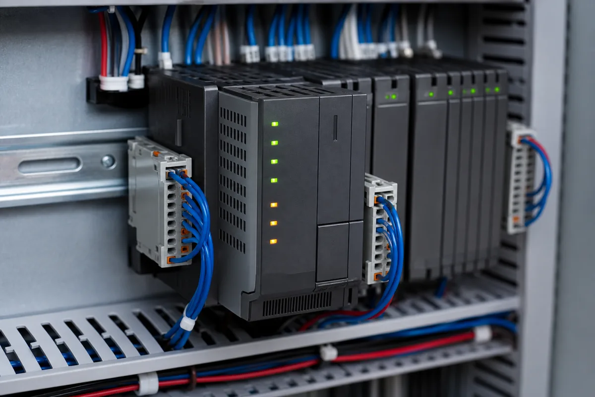 PLC Processor Module in a manufacturing environment