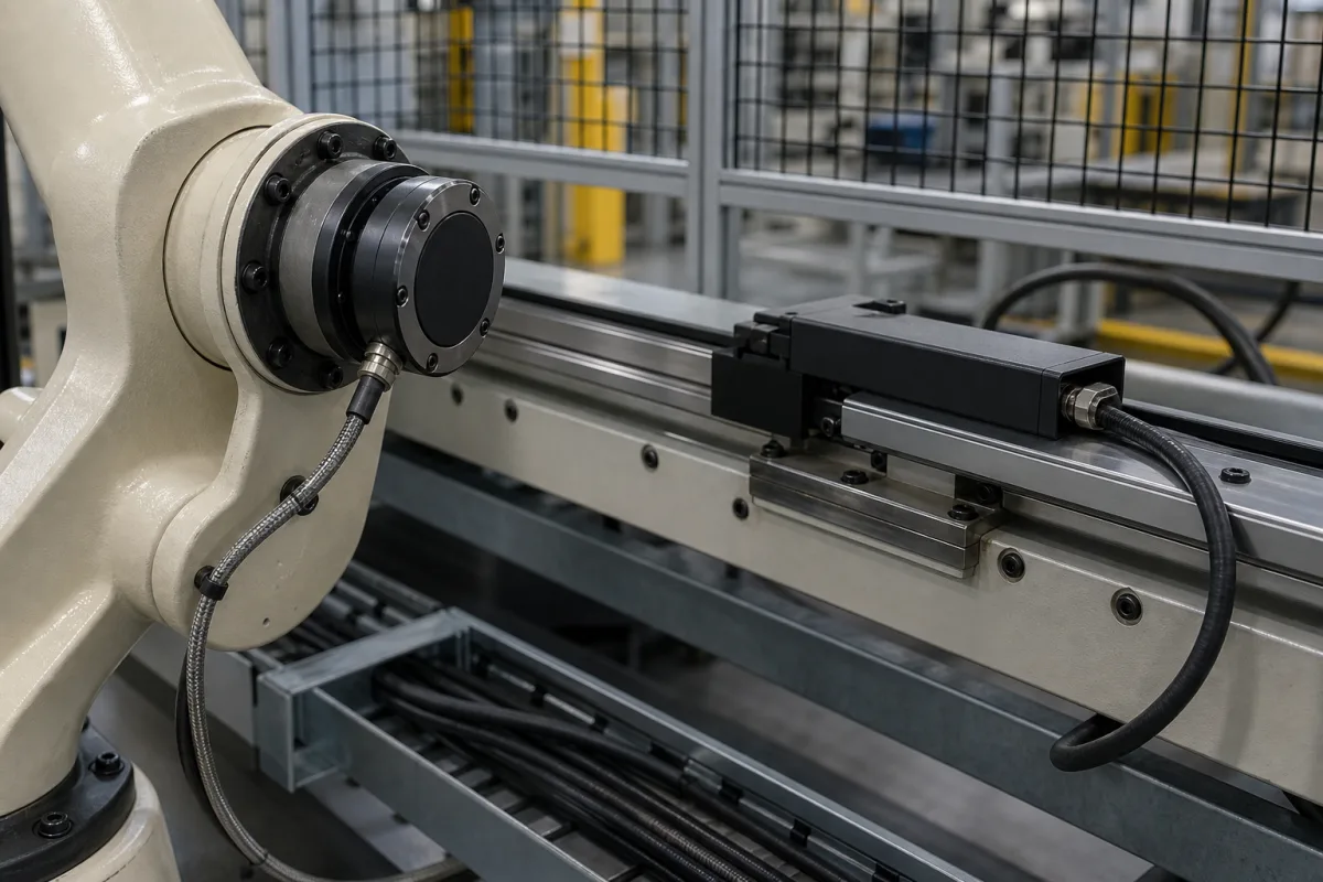 Positionsrückmeldesensoren in einer industriellen Fertigungsumgebung