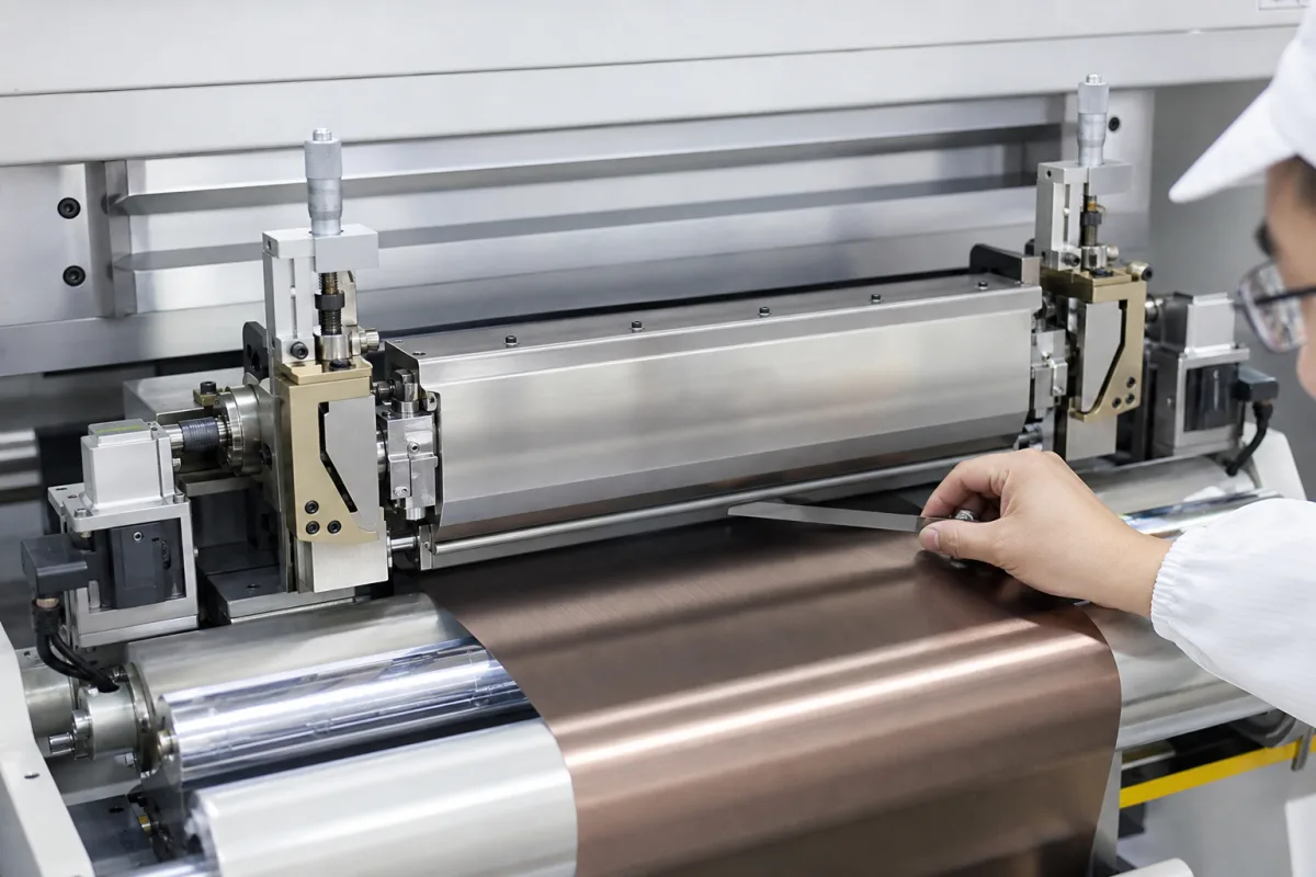 Präzisions-Spaltverstellsystem in einer industriellen Fertigungsumgebung