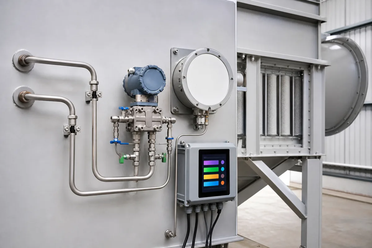 Pressure Monitoring System in a manufacturing environment