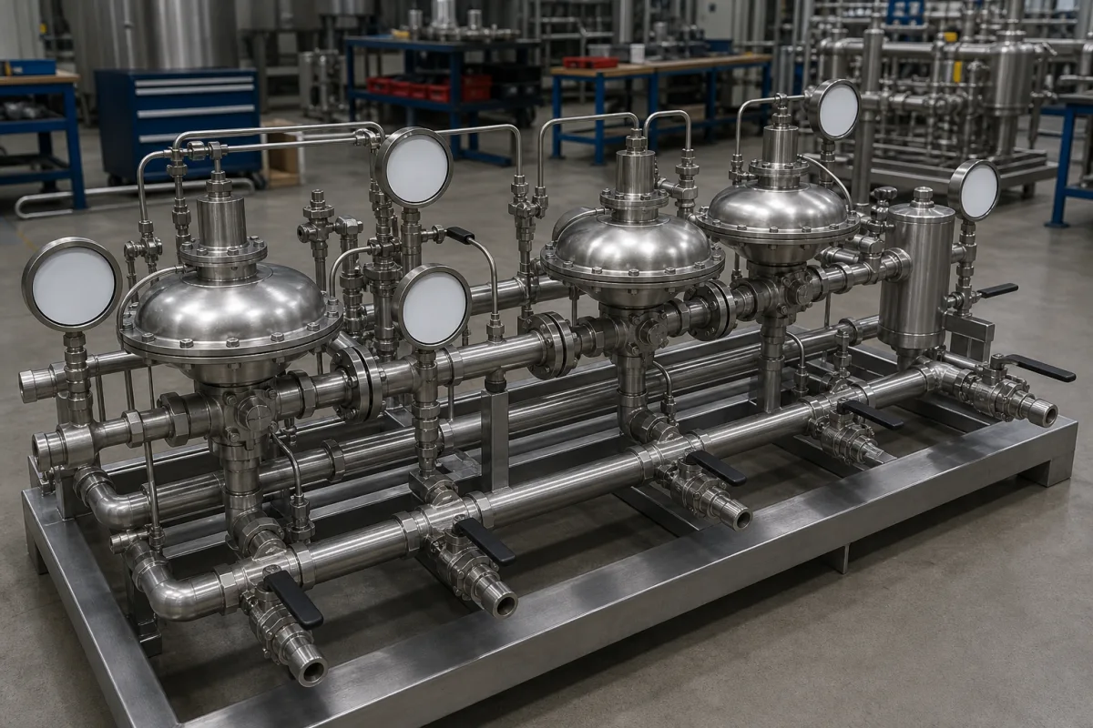 Pressure Regulation Module in a manufacturing environment