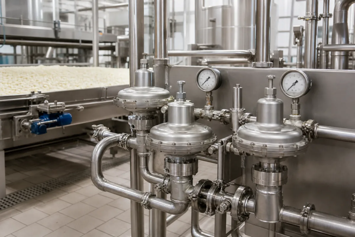 Pressure Regulation Unit in a manufacturing environment
