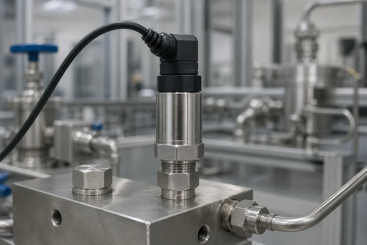 Pressure Sensor/Transducer in a manufacturing environment