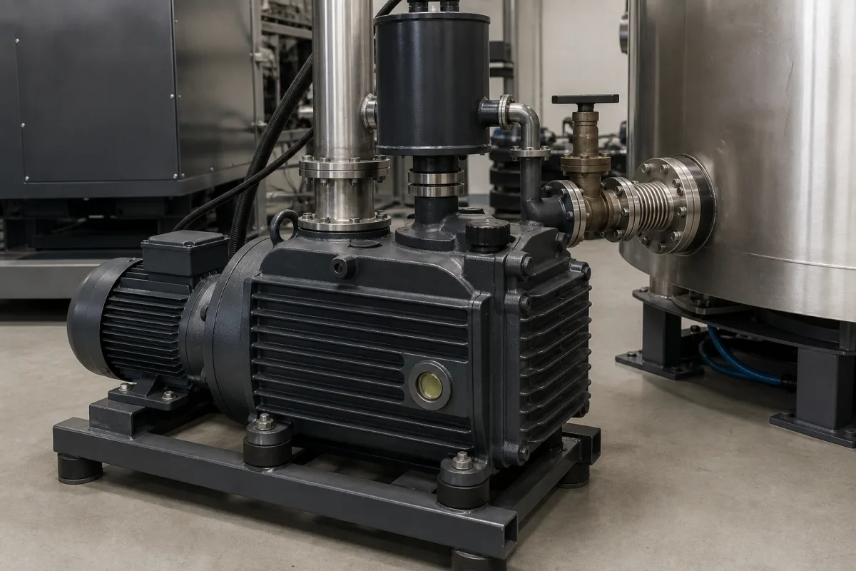 Primärpumpe (Vorpumpe) in einer industriellen Fertigungsumgebung