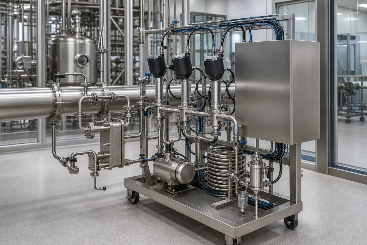 Prozessanalysetechnik-Modul in einer industriellen Fertigungsumgebung