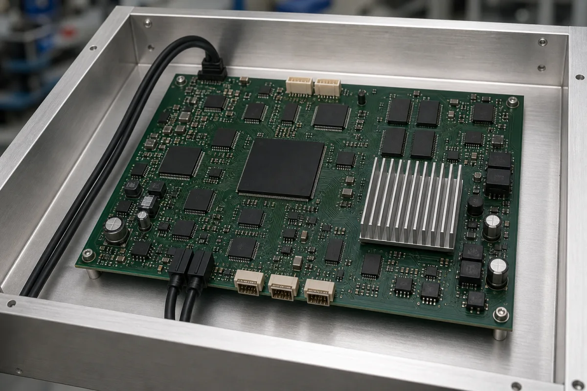 Prozessor (DSP/FPGA) in einer industriellen Fertigungsumgebung