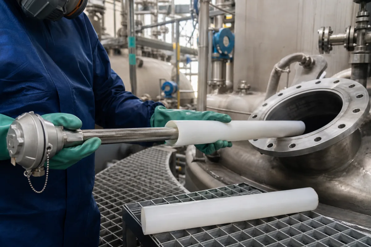 Schutzhülse in einer industriellen Fertigungsumgebung