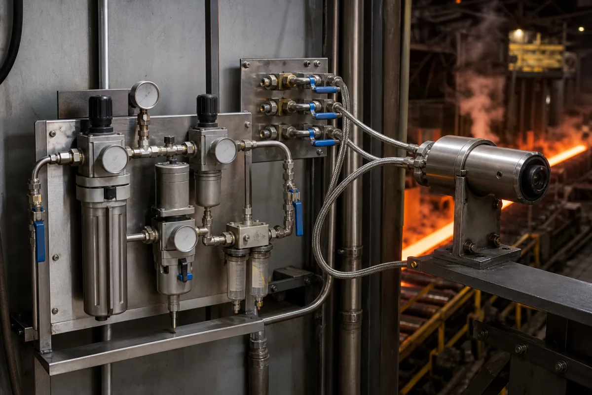 Spülluftsystem in einer industriellen Fertigungsumgebung