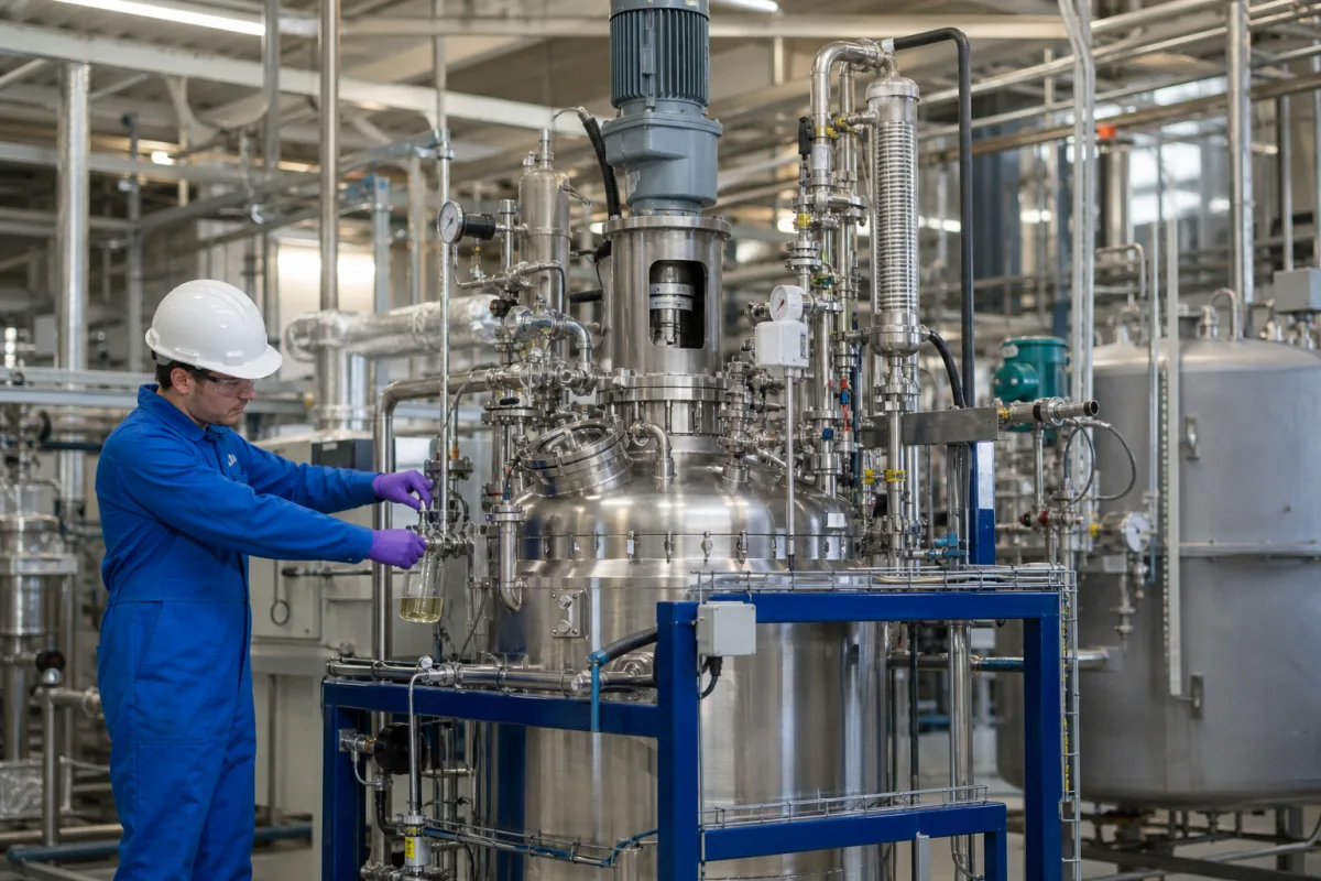 Reaktormodul in einer industriellen Fertigungsumgebung