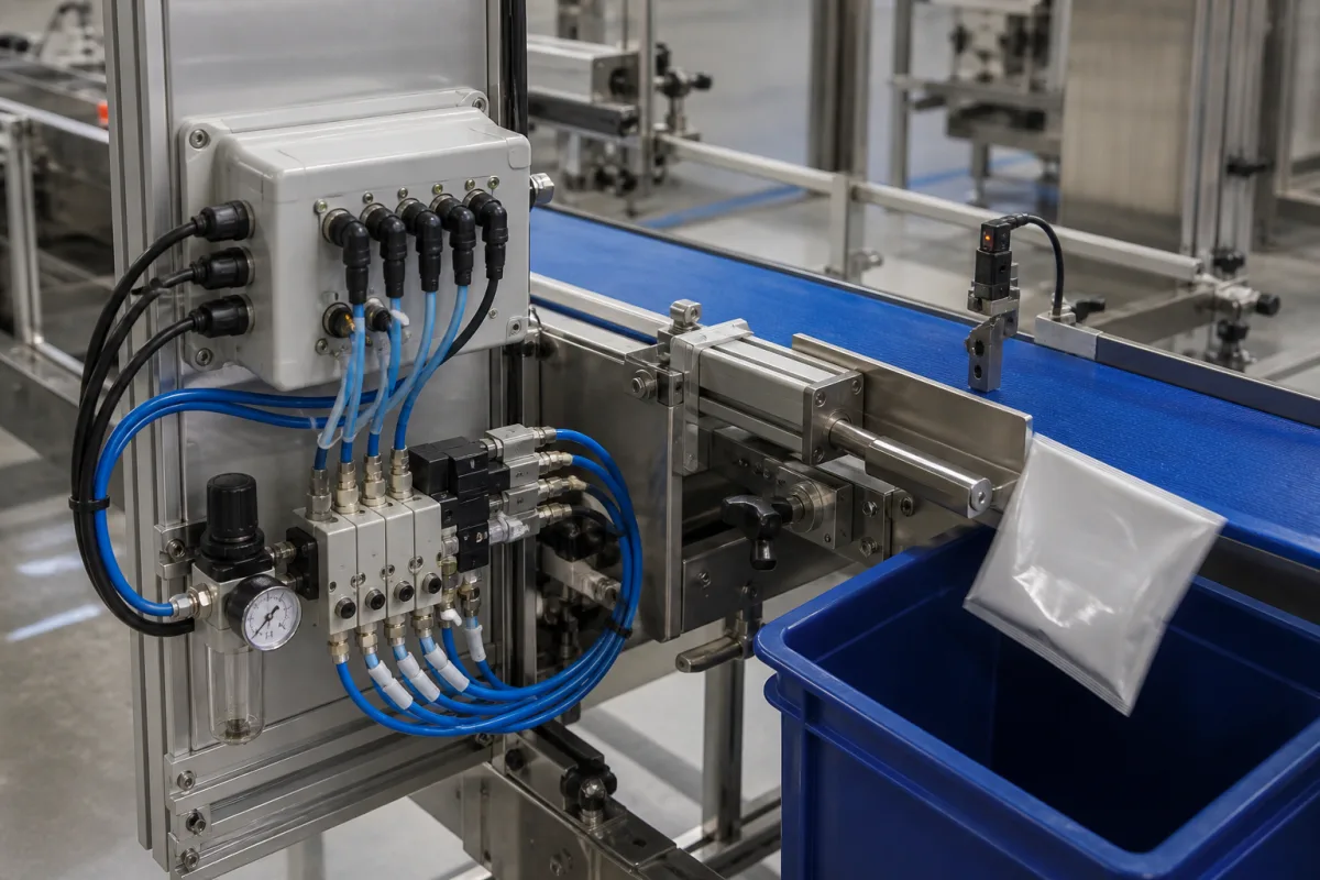 Rejection Mechanism Interface in a manufacturing environment