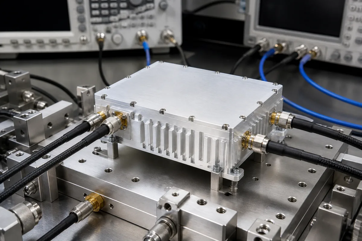 HF-Filter/Duplexer in einer industriellen Fertigungsumgebung