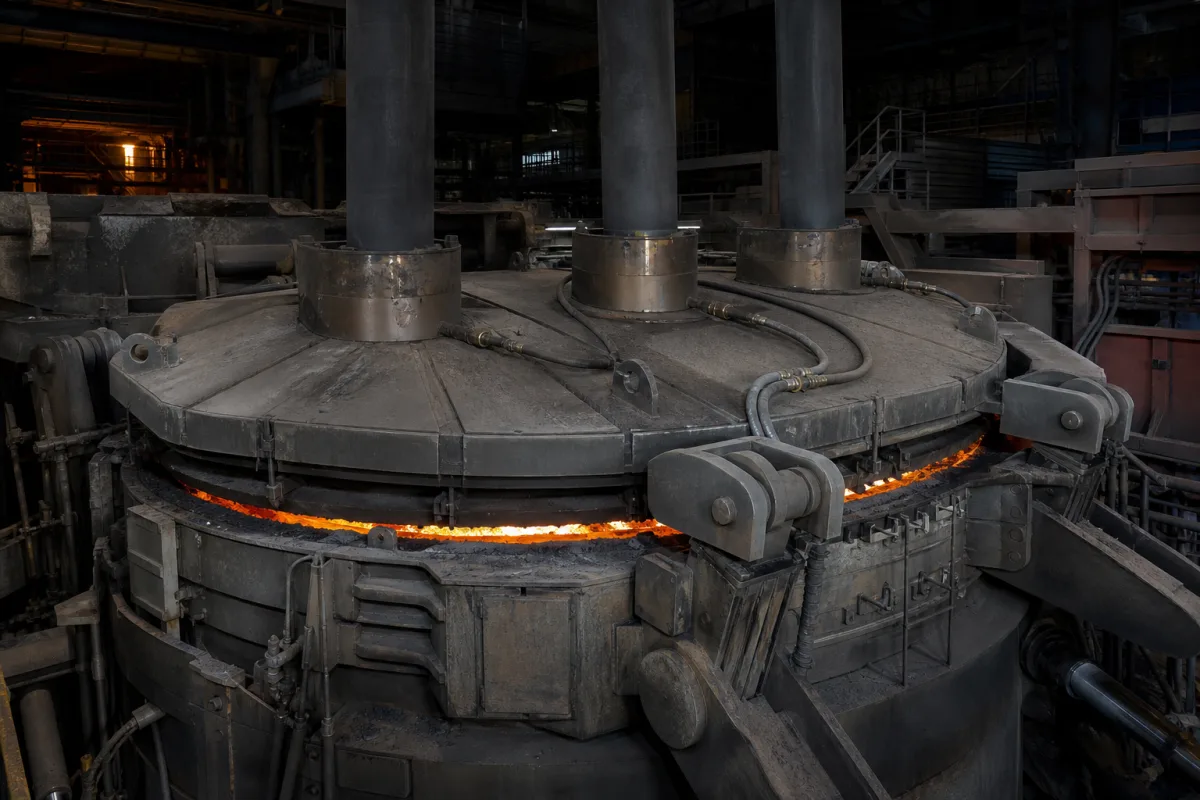 Dach in einer industriellen Fertigungsumgebung
