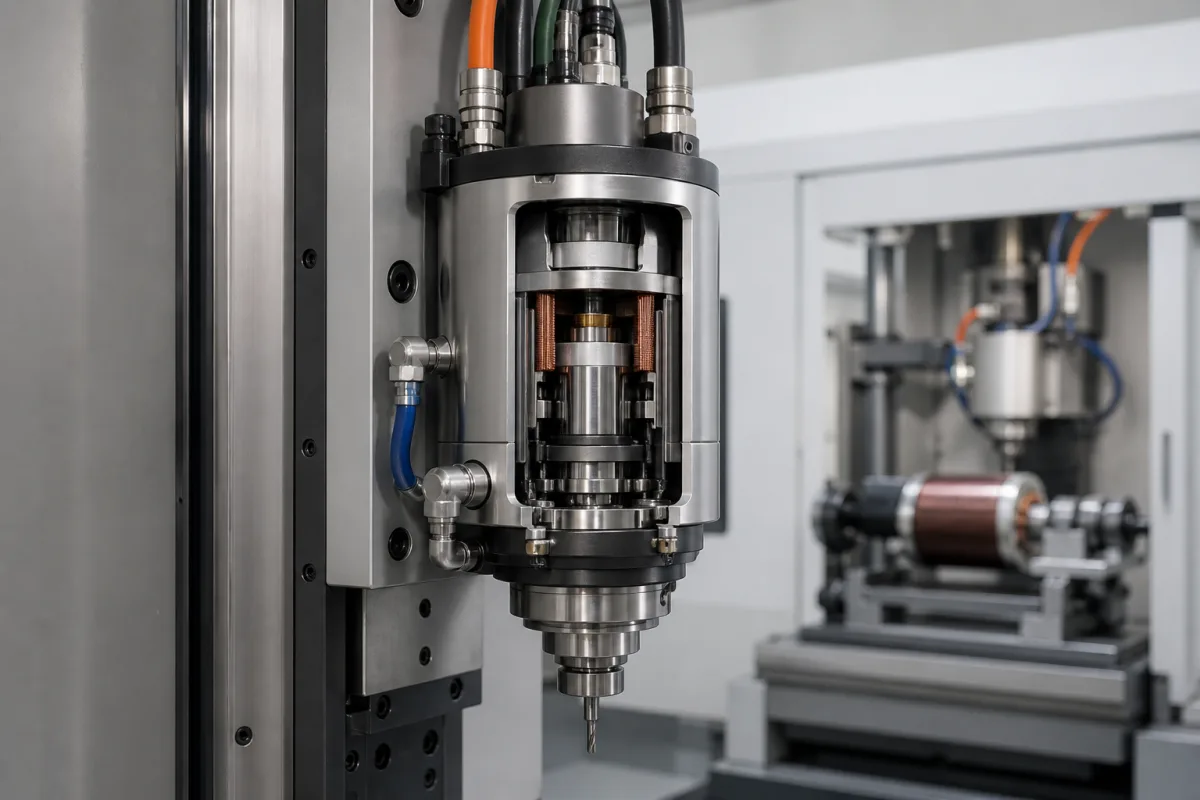 Rotary Spindle Head in a manufacturing environment