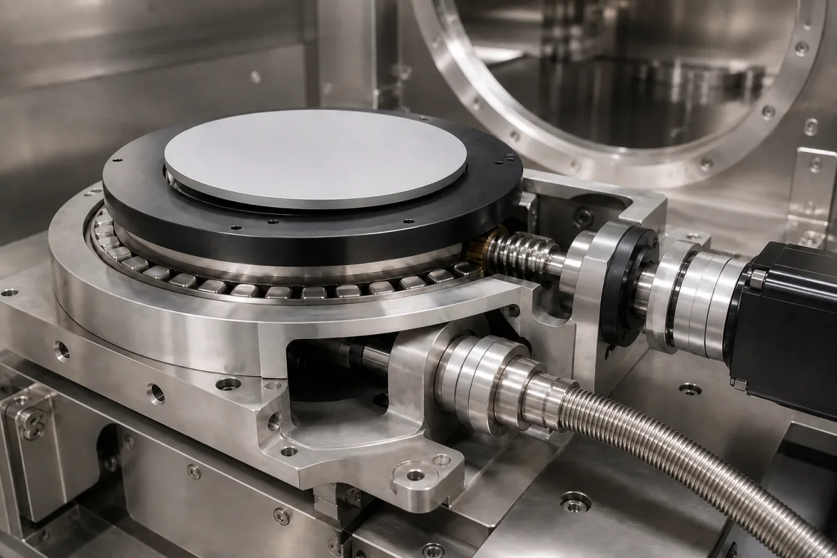 Rotationsschnittstelle in einer industriellen Fertigungsumgebung