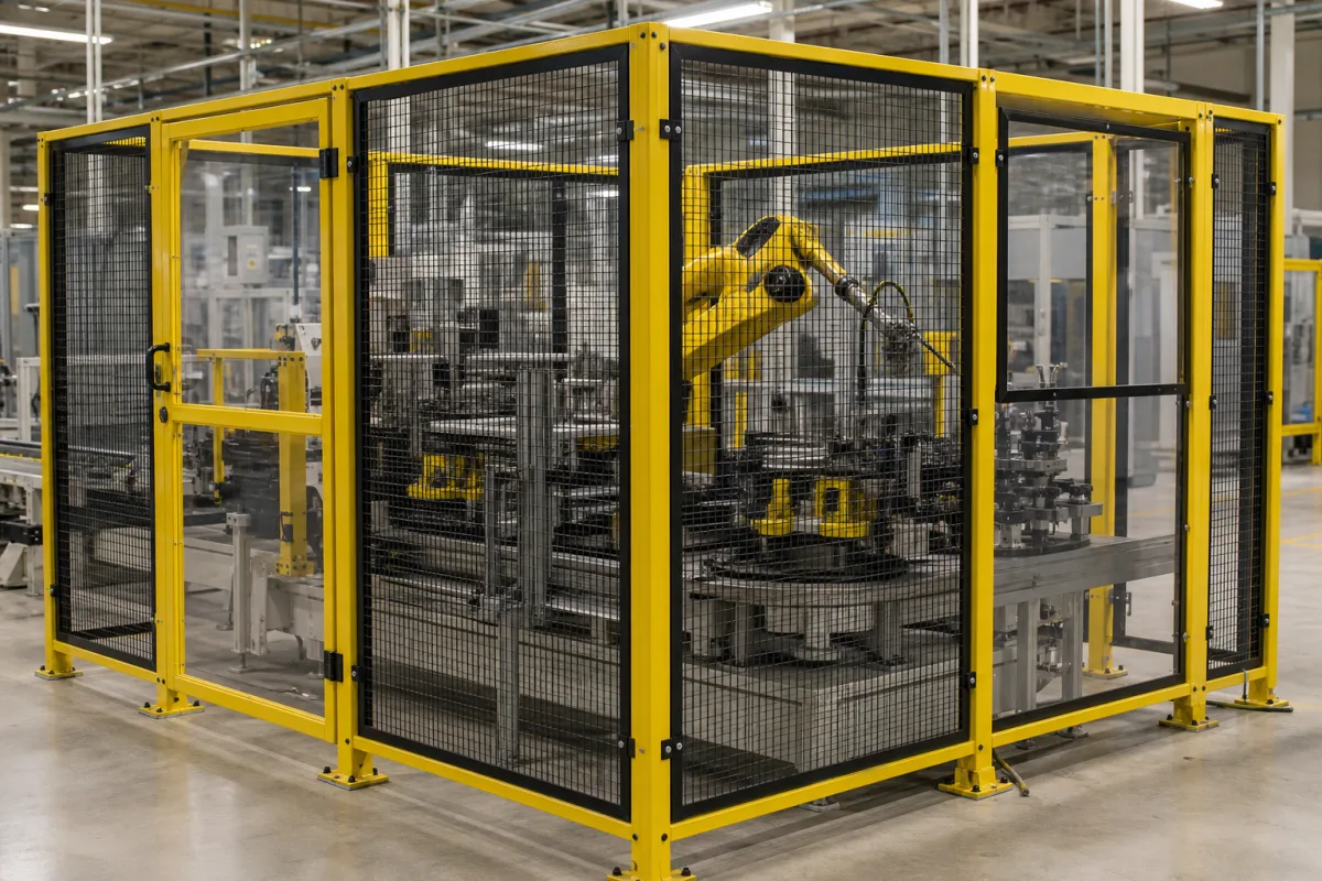 Schutzvorrichtungen in einer industriellen Fertigungsumgebung
