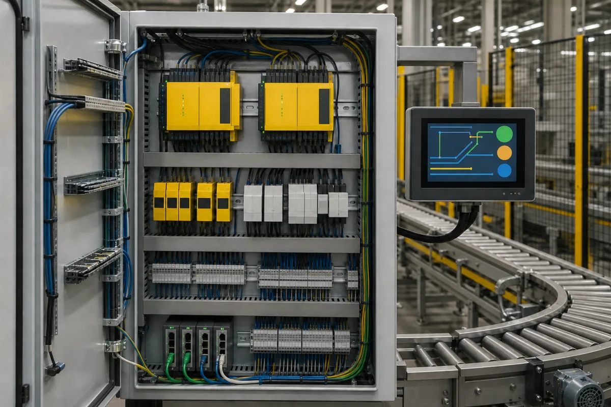Sicherheitsüberwachungs-Subsystem in einer industriellen Fertigungsumgebung