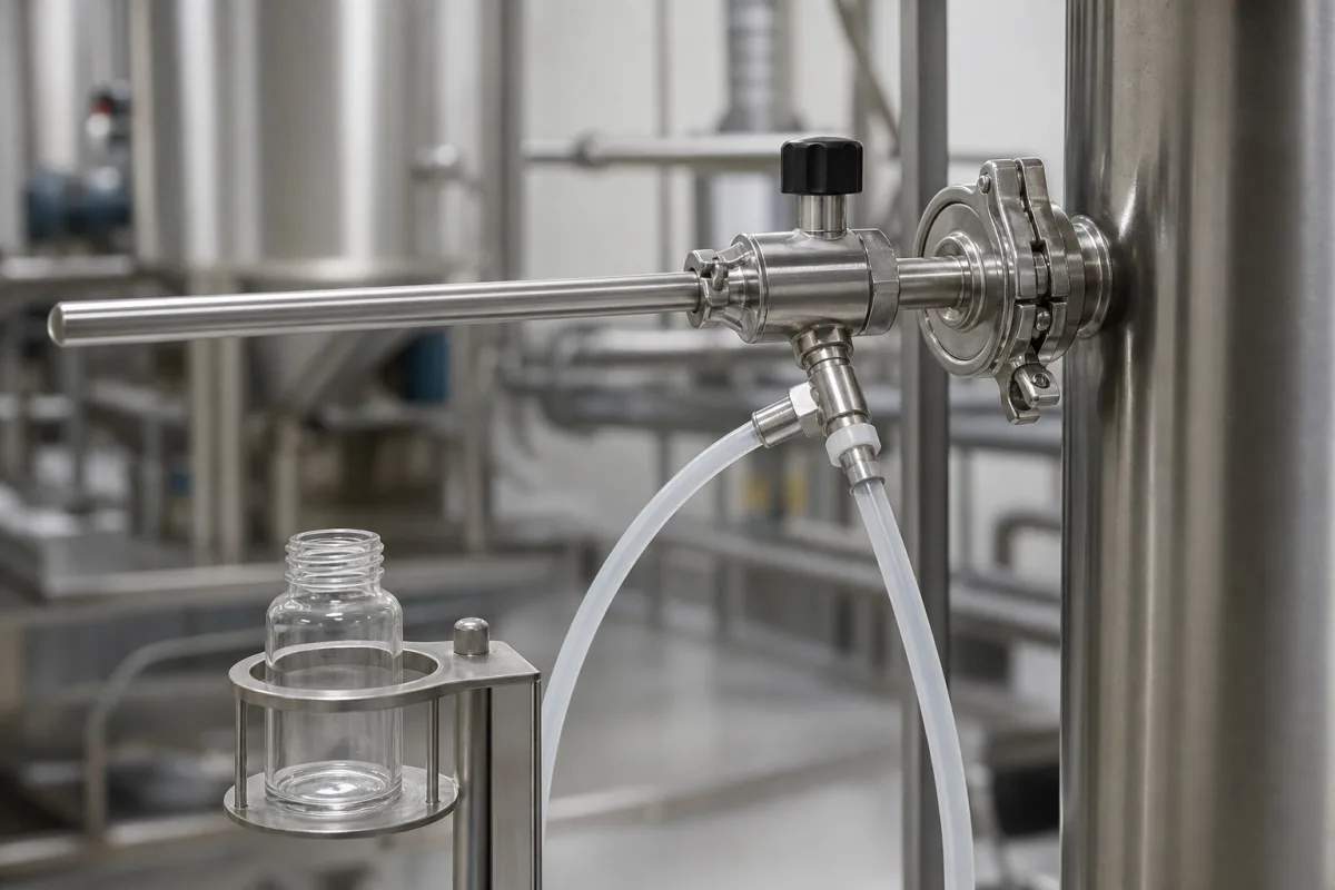 Sampling Probe in a manufacturing environment