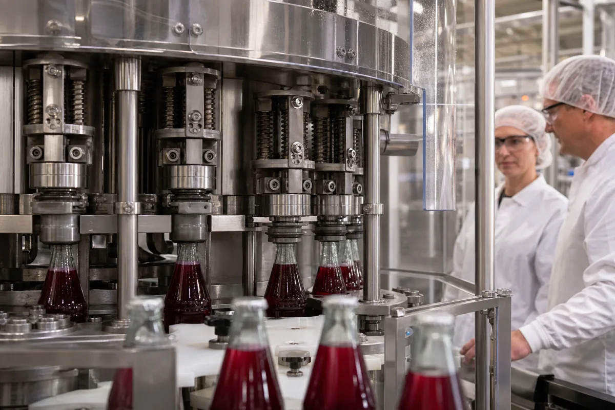 Dichtkopf-Baugruppe in einer industriellen Fertigungsumgebung