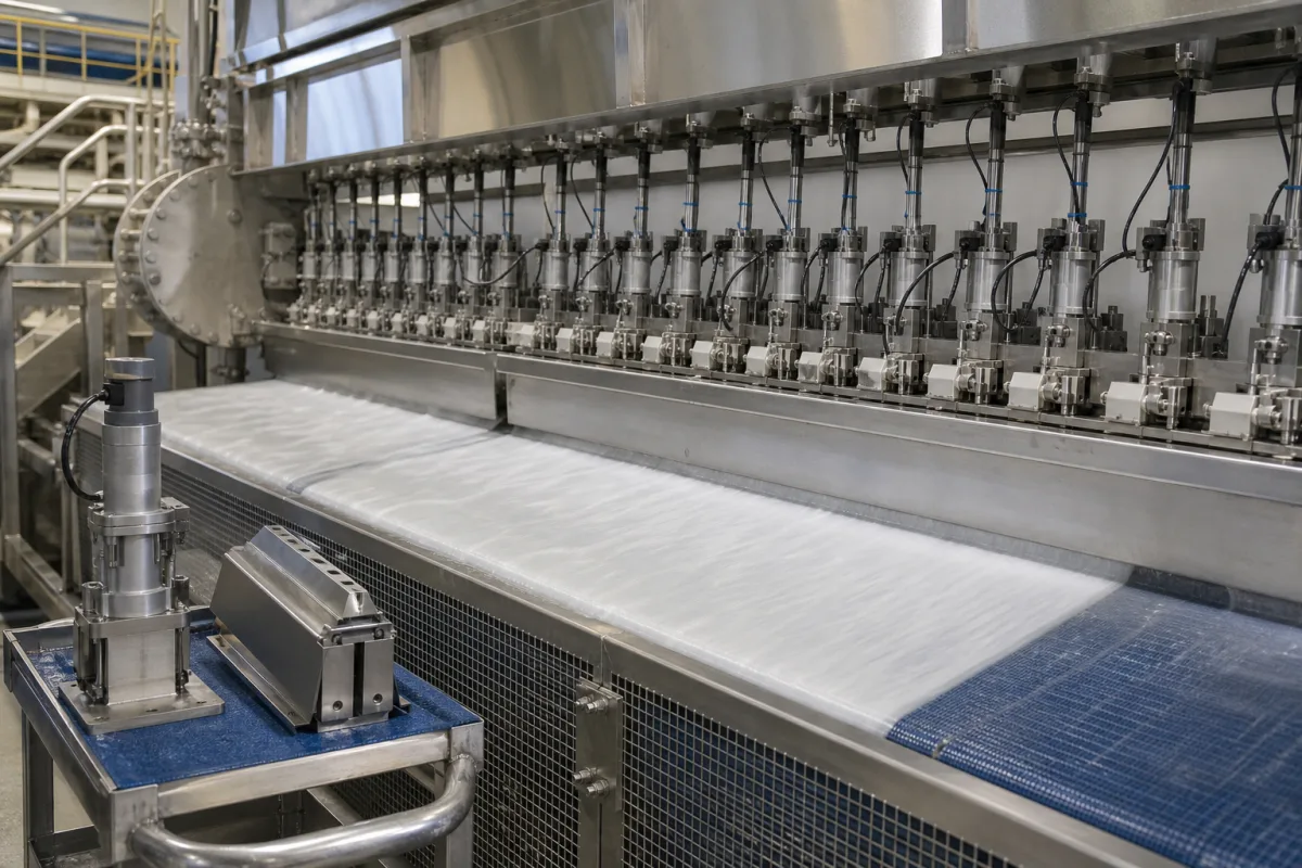 Schnitthöhen-Verstellsystem in einer industriellen Fertigungsumgebung