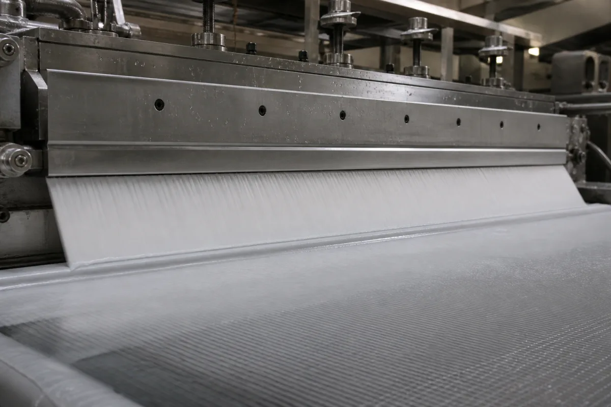 Lippenlippe in einer industriellen Fertigungsumgebung