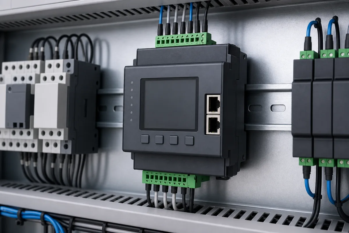 Smart Monitoring Modul in einer industriellen Fertigungsumgebung