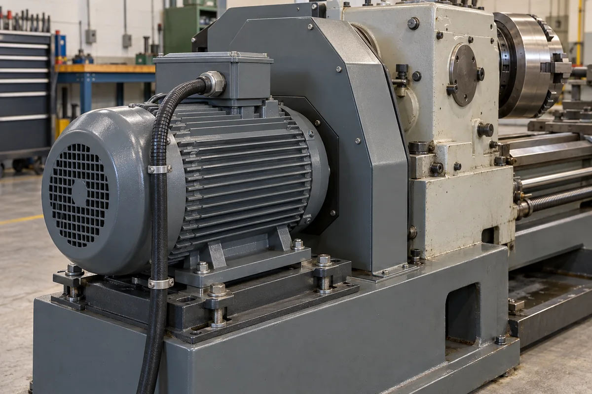 Spindle Drive Motor in a manufacturing environment
