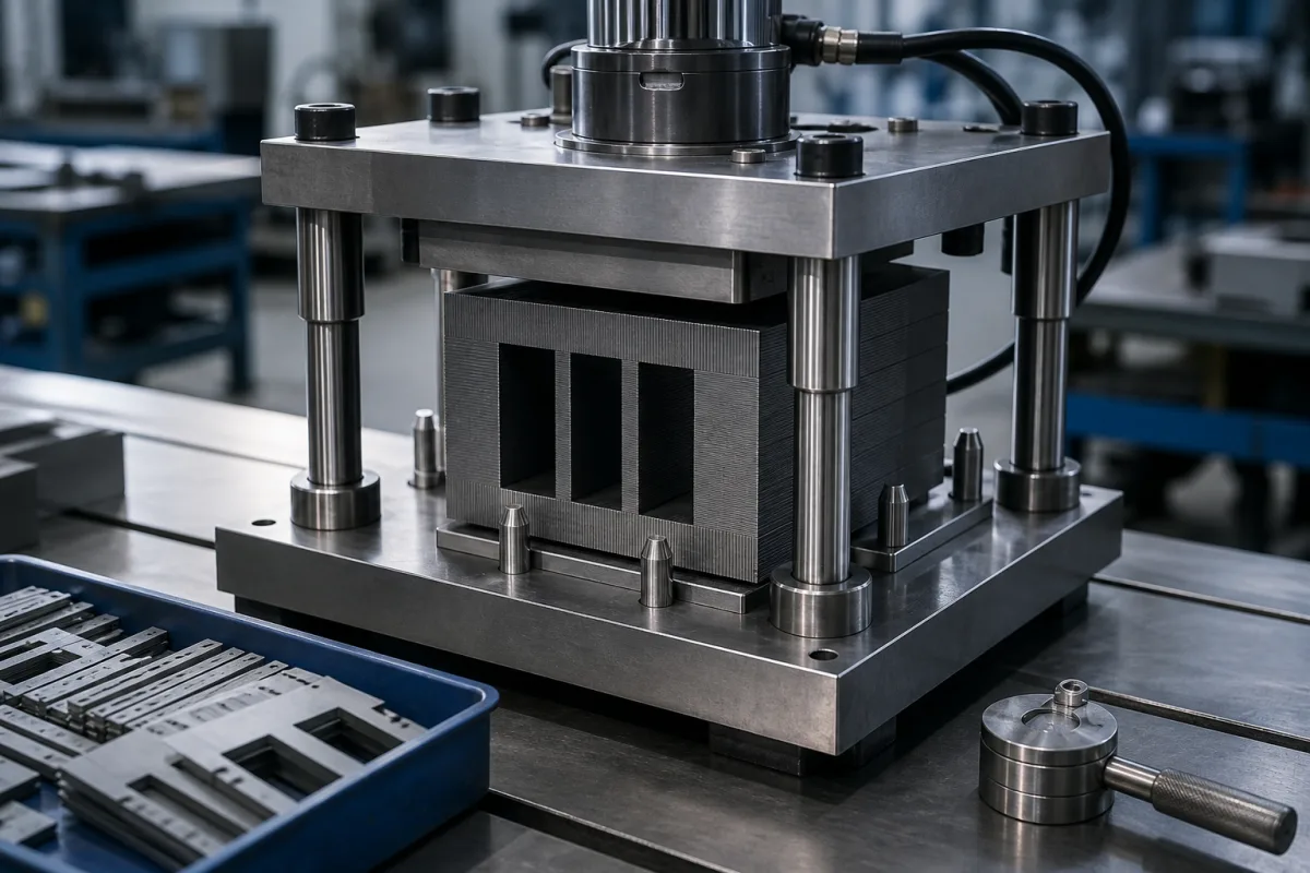 Stapelvorrichtung in einer industriellen Fertigungsumgebung