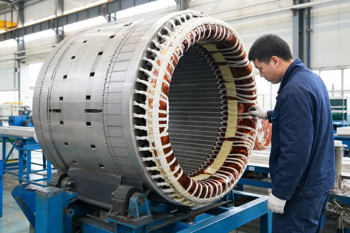 定子组件 的工业制造场景图
