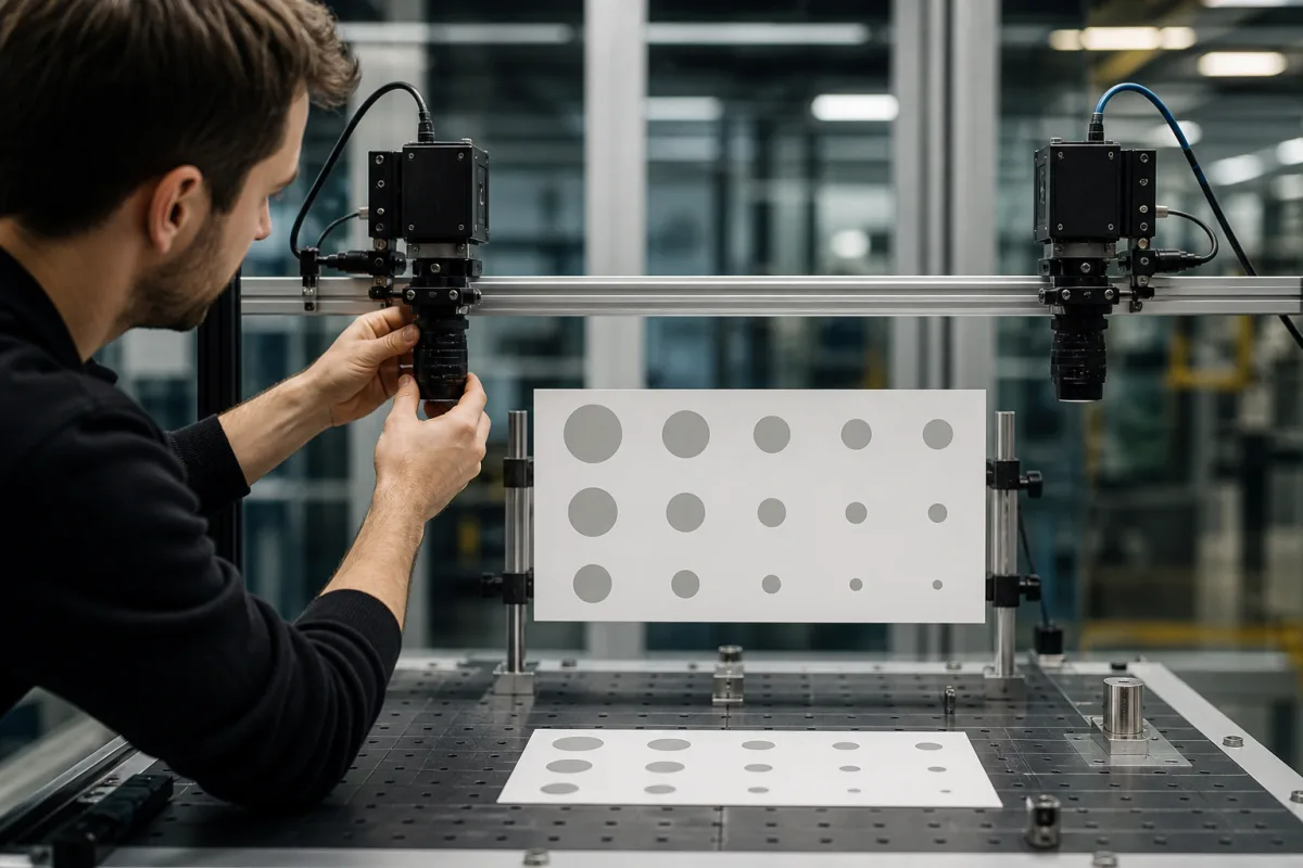 Stereo-Kamera-Array in einer industriellen Fertigungsumgebung