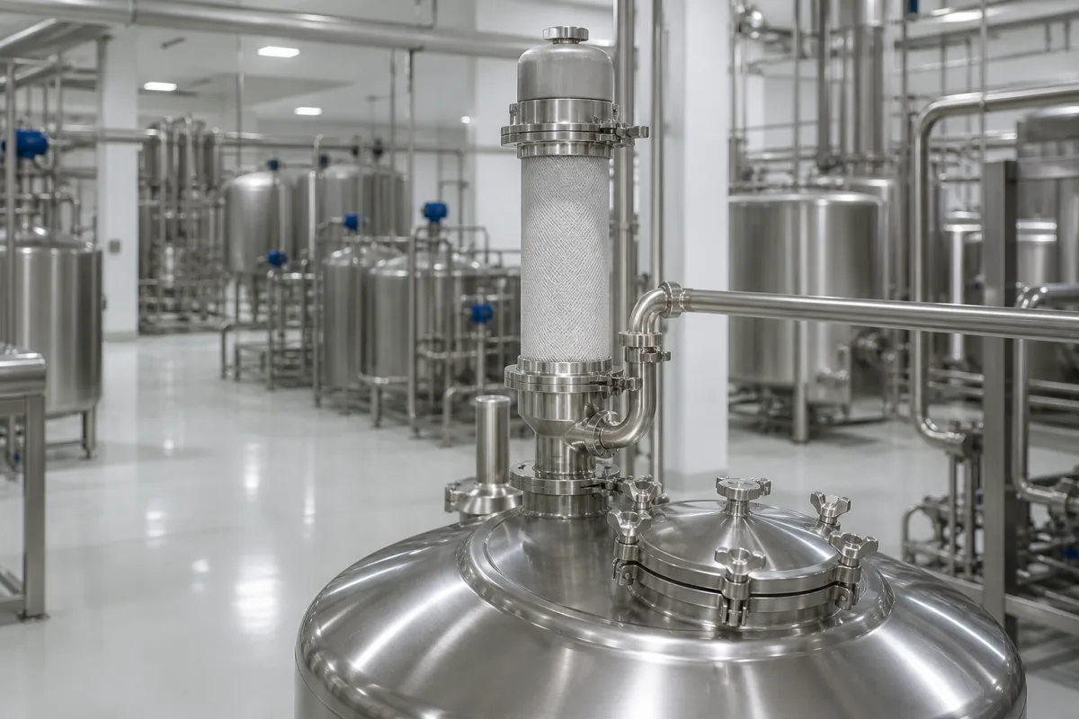 Sterile Air Filter in a manufacturing environment